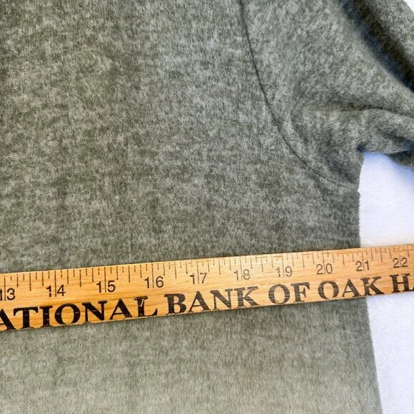 Torrid Womens Super Soft Open Front Olive Cream Long Cardigan 2X Boho Whimsigoth - Picture 7 of 11